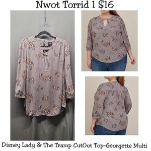 Torrid lady and the Tramp top